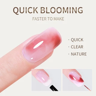 FRESCOBALDI สไตล์ใหม่แต่งเล็บรอยเปื้อนยาทาเล็บกาวเคลือบบาง Quick Smudge Nails Salon Must-Have