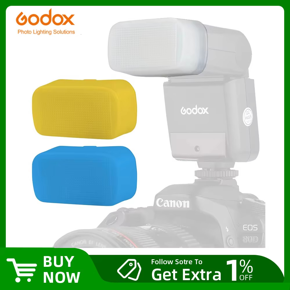 Godox V350 V350C V350N V350S V350F V350O กล้อง Speedlite แฟลชสีขาวสีฟ้าสีเหลือง Diffuser Soft Box Ca