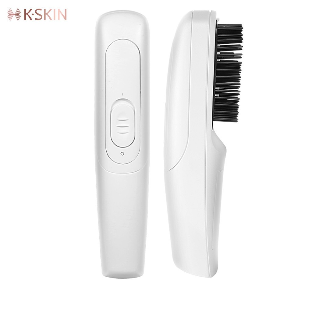 K·Skin KD3801 หวีผมนวดแสงสีแดงสําหรับดูแลเส้นผมรากผมที่แข็งแกร่งกดหนังศีรษะบอกลาผมร่วง