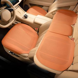 เบาะรองนั่งรถยนต์หนังเจาะรูระบายอากาศเบาะเย็นกันลื่นทนต่อการ…
