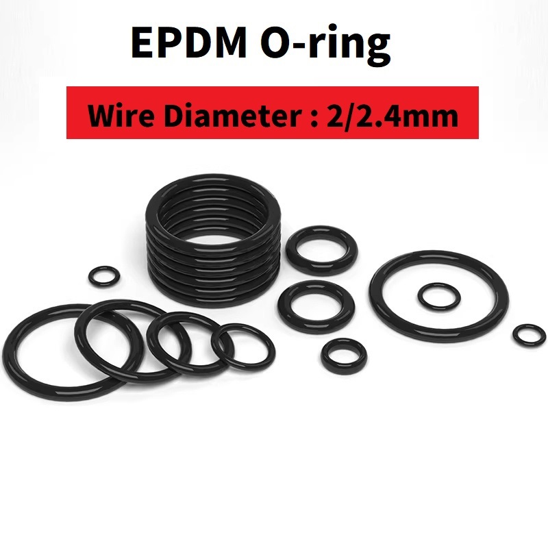 ยางโอริง EPDM ลวดซีล EPDM เส้นผ่านศูนย์กลาง 2/2.4 มม