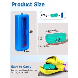 Insulin Vial Cooler Travel Case - TSA ได้รับการอนุมัติโรคเบาหวานกระเป๋าถือเก็บยา Cool, Diabetic Medicine Organizer ขวดเล็กป้องกัน