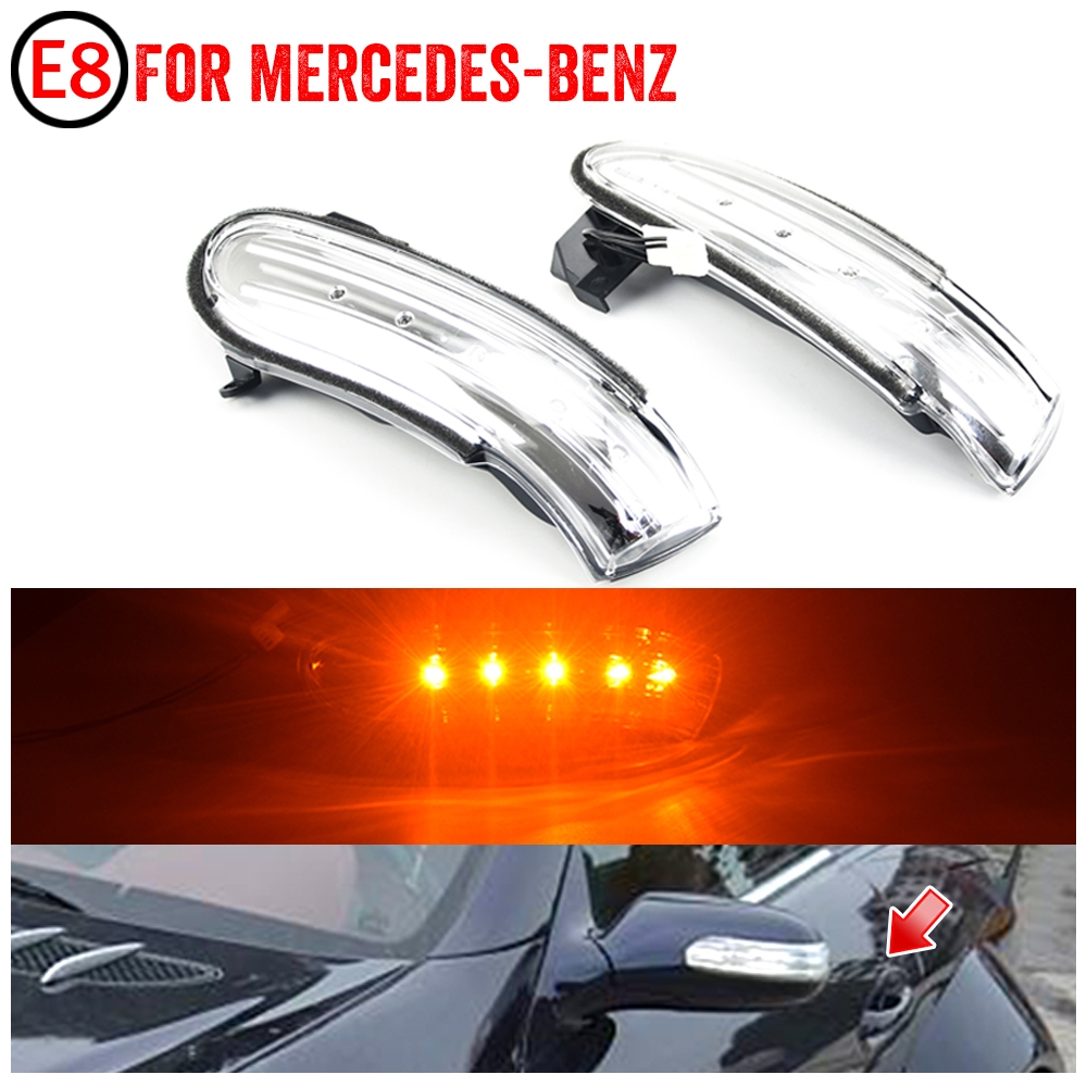 สําหรับ Mercedes-Benz W171 R171 SLK R230 W230 SL รถ LED กระจกไฟเลี้ยวไฟสัญญาณ A1718200421 ก171820032