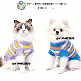 มาใหม่เสื้อกันหนาวสัตว์เลี้ยงสําหรับแมวและสุนัขเสื้อผ้าถักที…