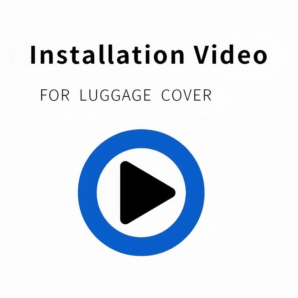 【Video+】Non-product，Just a video!! For Luggage Cover Installation Video!