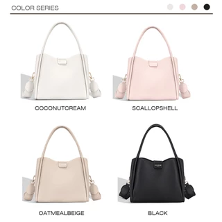 David Jones Paris 2025 Spring Summer New Collection Designer Women Top-Handle Bags หนัง pu female Soft and Supple bag