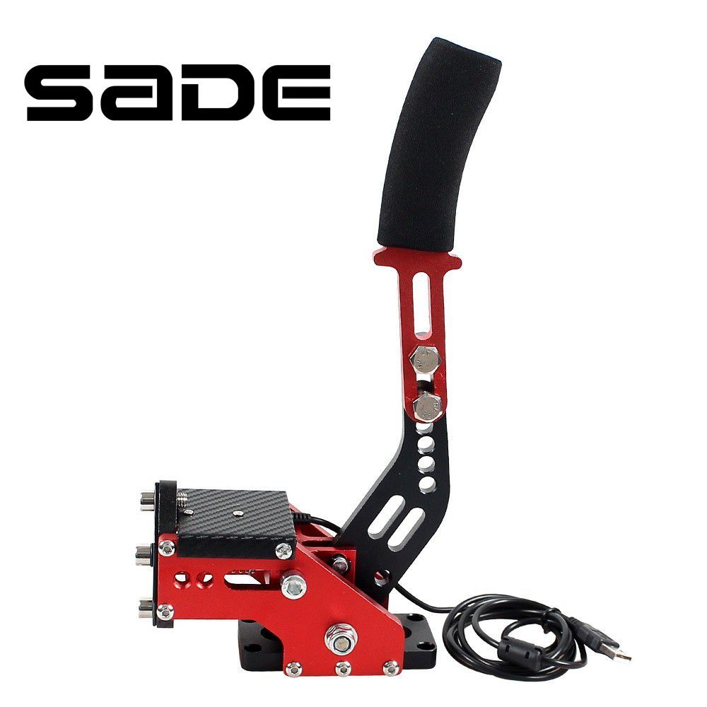 SADE สําหรับ Logitech G29/G27/G25 สําหรับ T300 T500 SIM Racing เกม Rally เบรคระบบ Handbrake/Drift อะแดปเตอร์ PC Hall Sensor USB