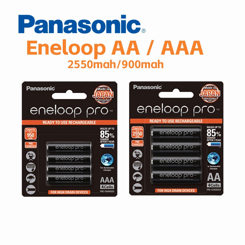 เครื่องชาร์จแบตเตอรี่ Panasonic Enerloop AA/AAA Nickel-Hydrogen Nickel-Cadmium พร้อมไฟแสดงสถานะ LCD และเครื่องชาร์จแบตเตอรี่ 8 อัน ราคา ถูกที่สุด ดีลบีเคเค แกลเลอรีภาพที่ 2