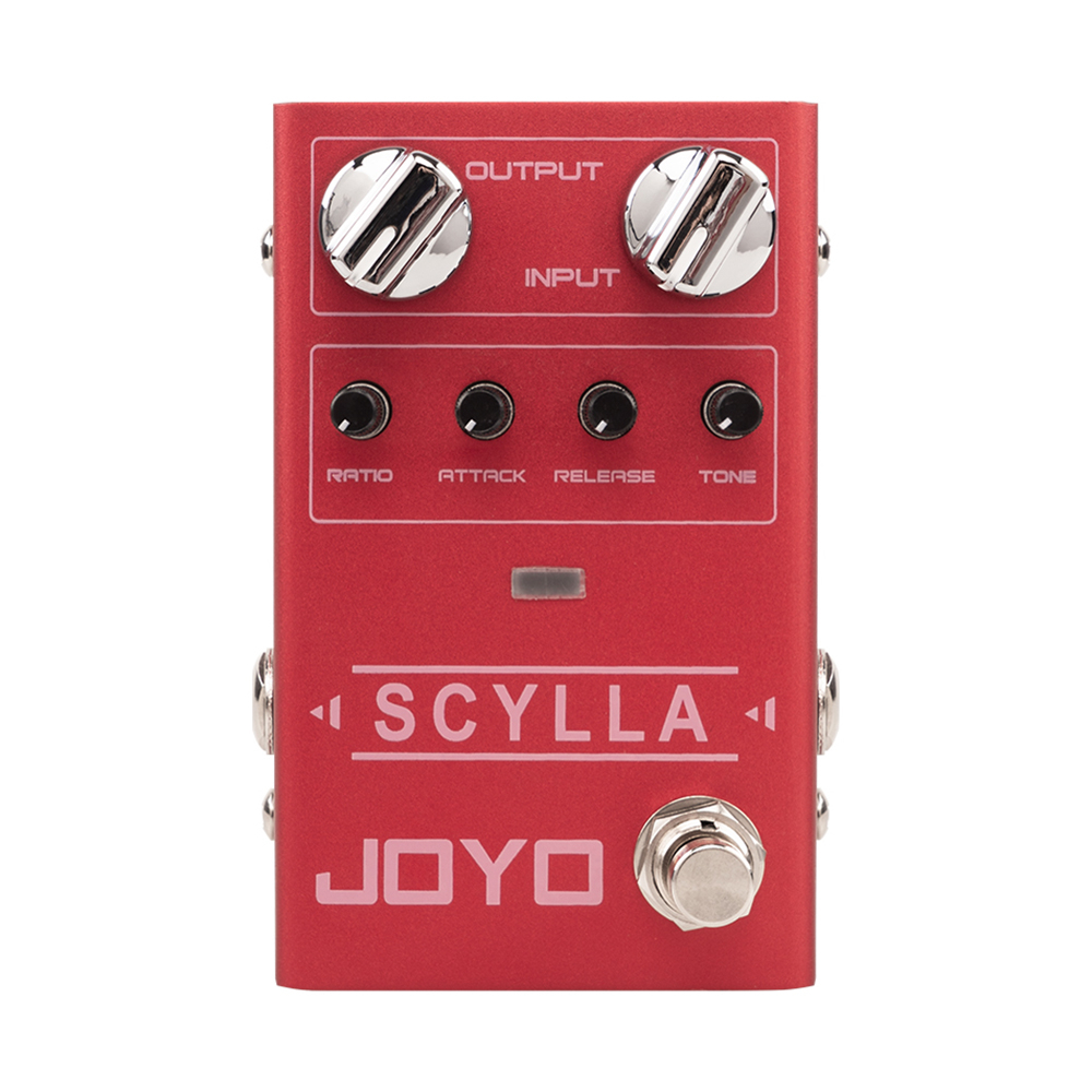 JOYO R-27 SCYLLA Bass Compression Effect Pedal เสียงต่ํา High Dynamic Control Range Studio-grade Ele