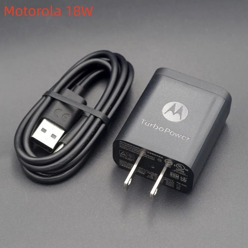 สําหรับ Motorola 18W Turbo Charger US Fast Charging Power Adapter ประเภท C/สาย Micro สําหรับ Moto E3