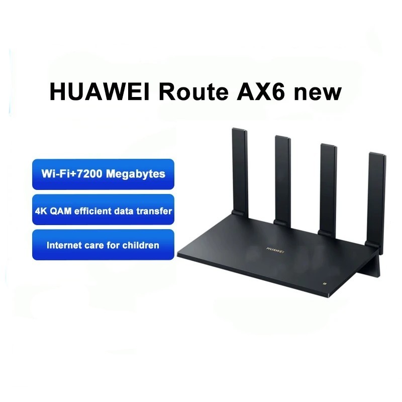 Huawei AX6 ใหม่ Dual-Gigabit Router เราเตอร์ไร้สาย Wifi6 + Home Wall King AX6 7200Mbps