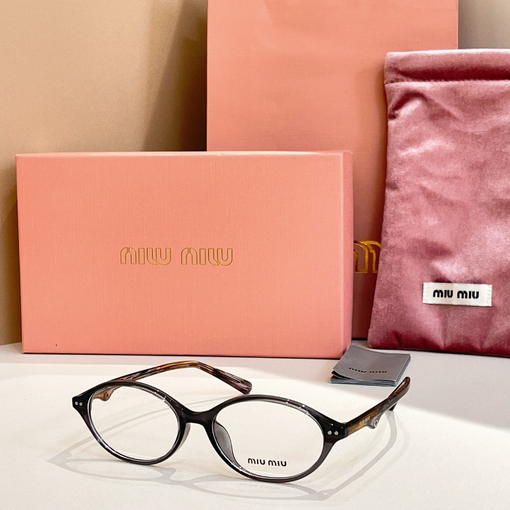 [คุณภาพสูง] แว่นตา Miumi MU B88S กรอบแว่นทรงไข่อย้อนยุค สำหรับทั้งผู้ชายและผู้หญิง