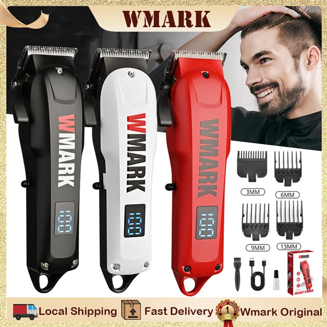 Wmark ปัตตาเลี่ยนตัดผม NG-1005 ร้านทําผมตัดผมชาร์จขายดี