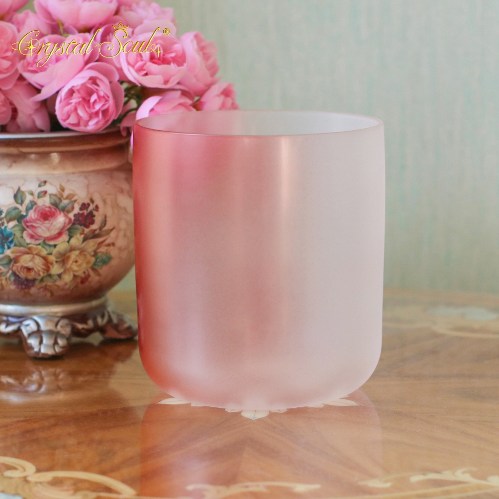 Crystal Soul Alchemy Crystal Sound Bowl High Purity Quartz 432Hz 6-9Inch for Meditation Mindfulness 