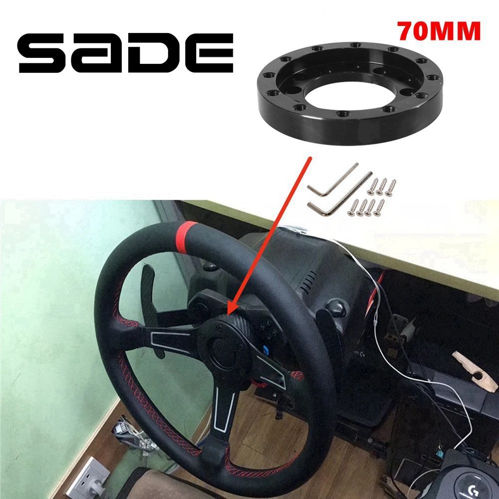 SADE ชุดอะแดปเตอร์พวงมาลัย 70 มม. 24 หลุม สําหรับ Logitech G25 G27