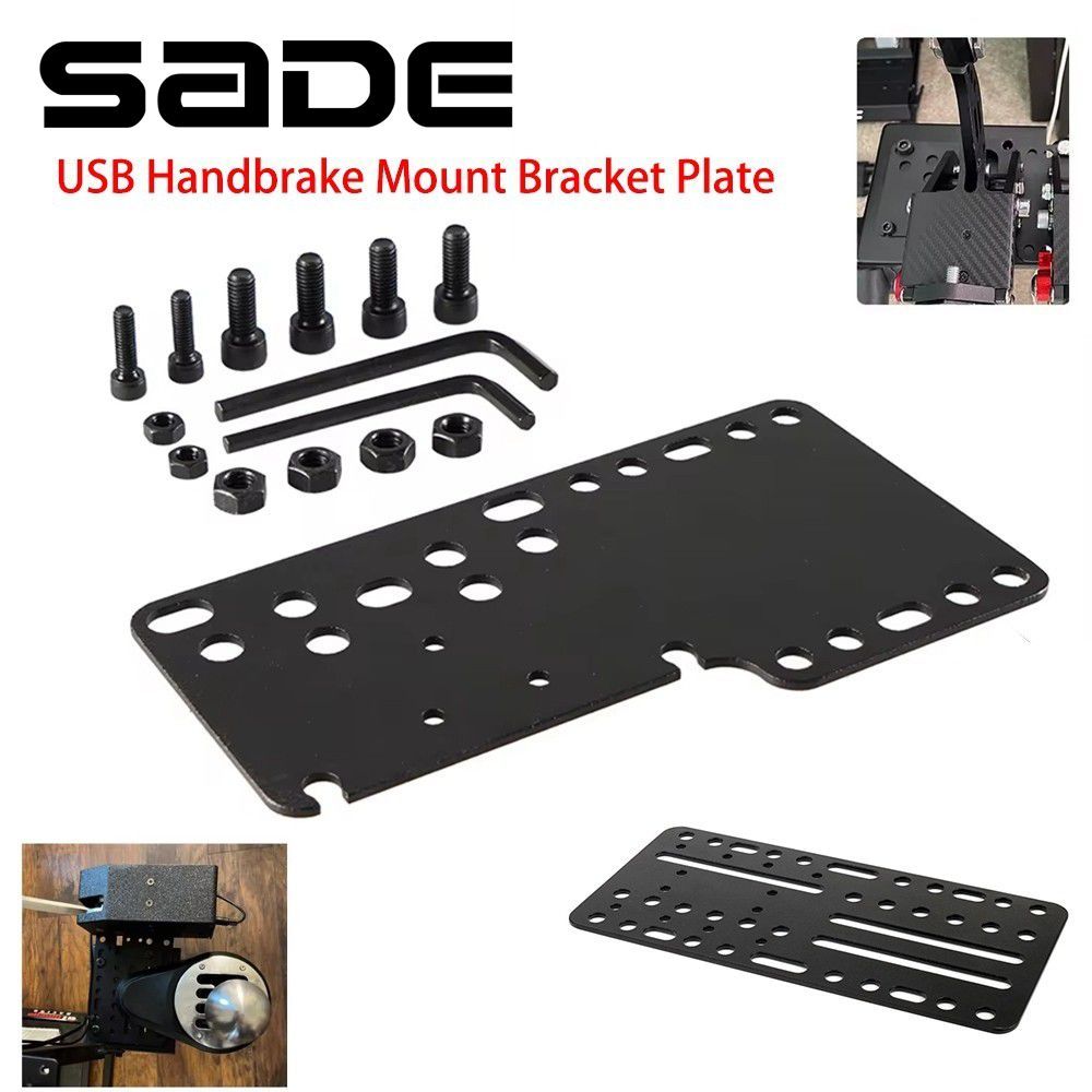 SADE สําหรับ Logitech G25/27/29 T300 T500 PC USB แผ่นเบรกมือ Drift อะแดปเตอร์บอร์ดโต๊ะ Mount Bracket แผ่น SIM เกมแข่งรถ