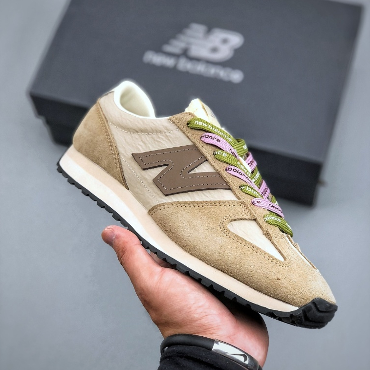 New Balance NB471 รองเท้าวิ่งลําลองสําหรับบุรุษและสตรีสีน้ําตาล