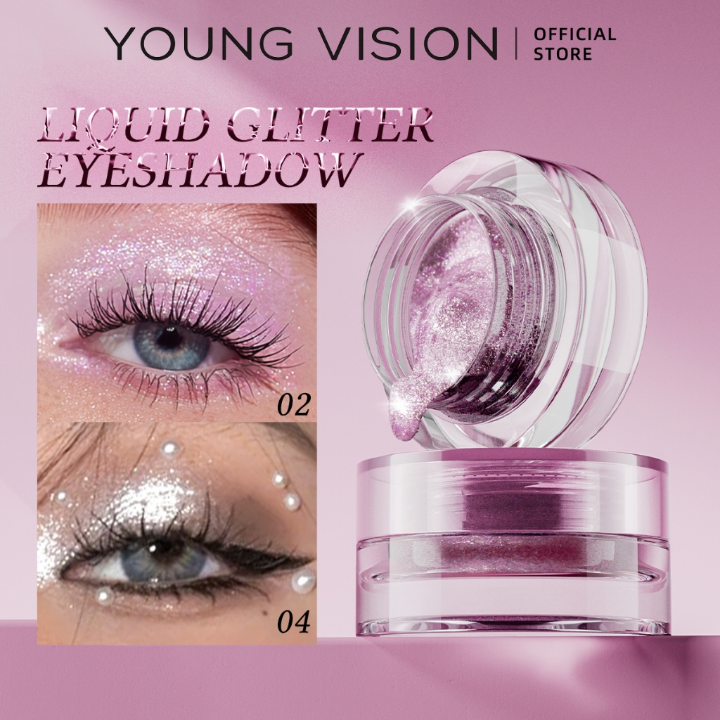 Diamond Shimmer Single Eyeshadow Gel, Polarized Glitter, Pearl Highlight, Silkworm Brightening, 3D Atmosphere, Travel Makeup