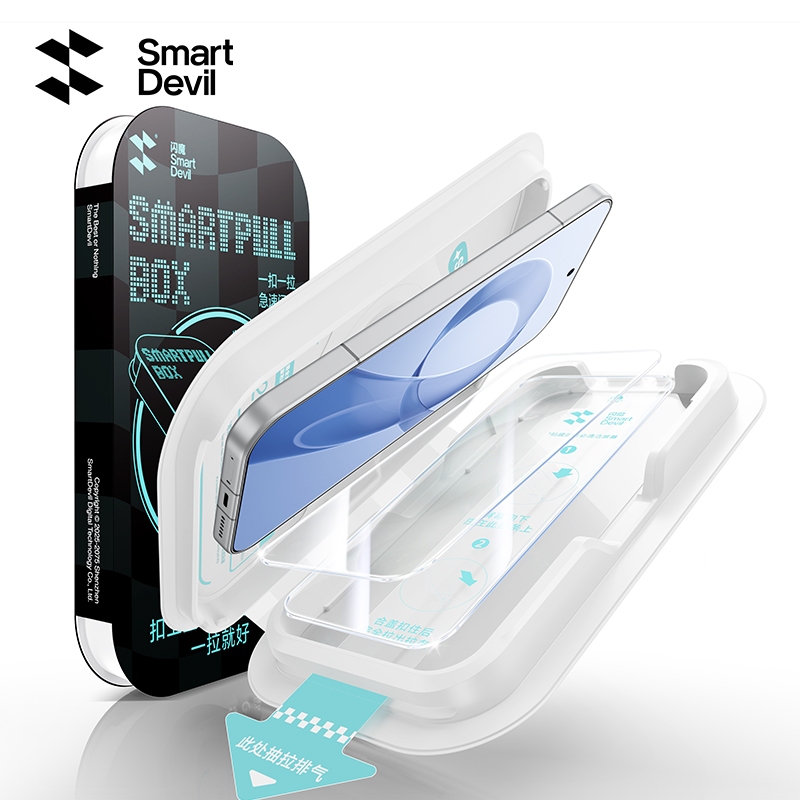 SmartDevil HD Ice CrystalกระจกนิรภัยสําหรับXiaomi POCO X8 Pro Max/F8 Pro/Redmi K90 Pro Max/K90/K80/K80 Pro/K70/K70 Proไม่มีขอบสีดําป้องกันการระเบิดDrop-Proof Corning Glass