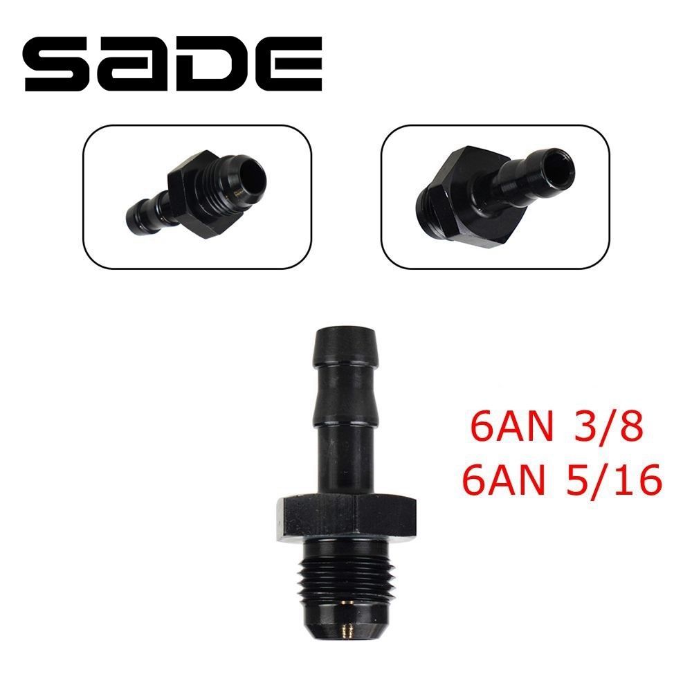 SADE 6an อะแดปเตอร์ข้อต่อท่อน้ํามันเชื้อเพลิง อลูมิเนียม 6AN 3/8 5/16 -6 AN ตัวผู้ เป็น 3/8 นิ้ว 5/1