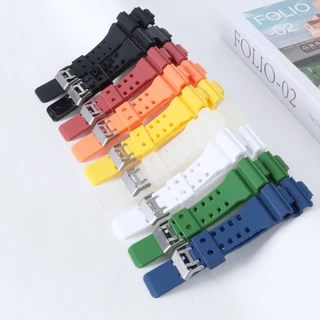 สําหรับ Casio G-shock GA110 GA200 GA400 GA300 GD110 GA700 G8900 GLS100 GD100 GLS8900 ซิลิโคนเปลี่ยนสายนาฬิกาสายรัดข้อมือ