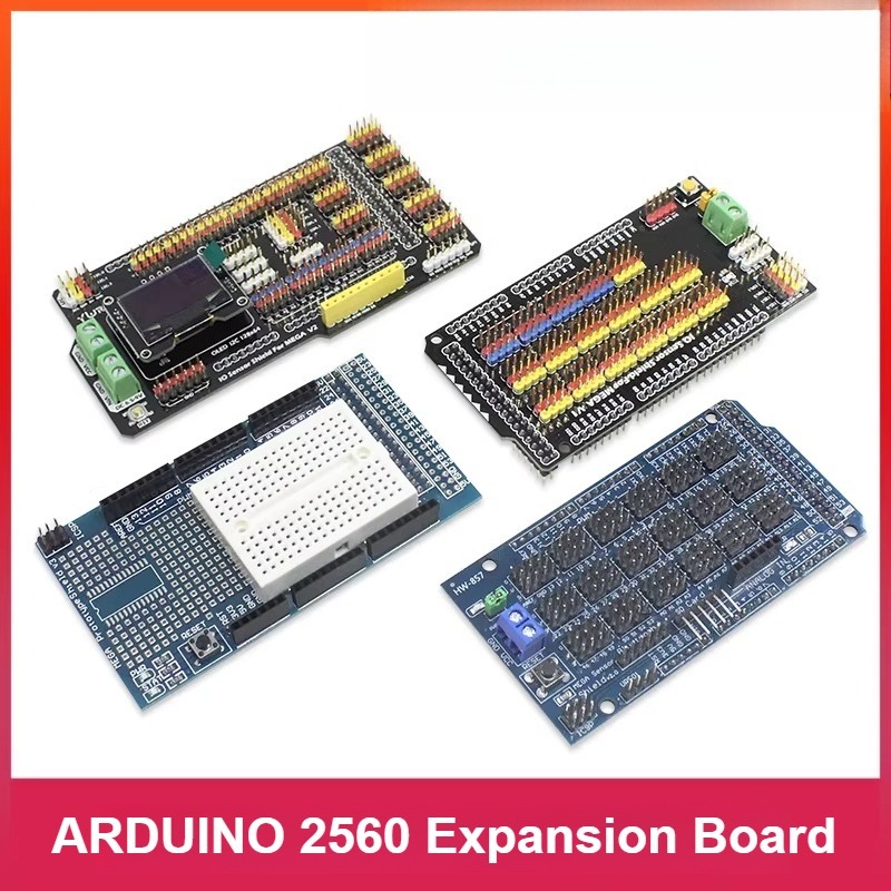 Arduino MEGA2560 บอร์ดขยายเซ็นเซอร์เซ็นเซอร์โล่ V1.0 IO โมดูลอินเทอร์เฟซ