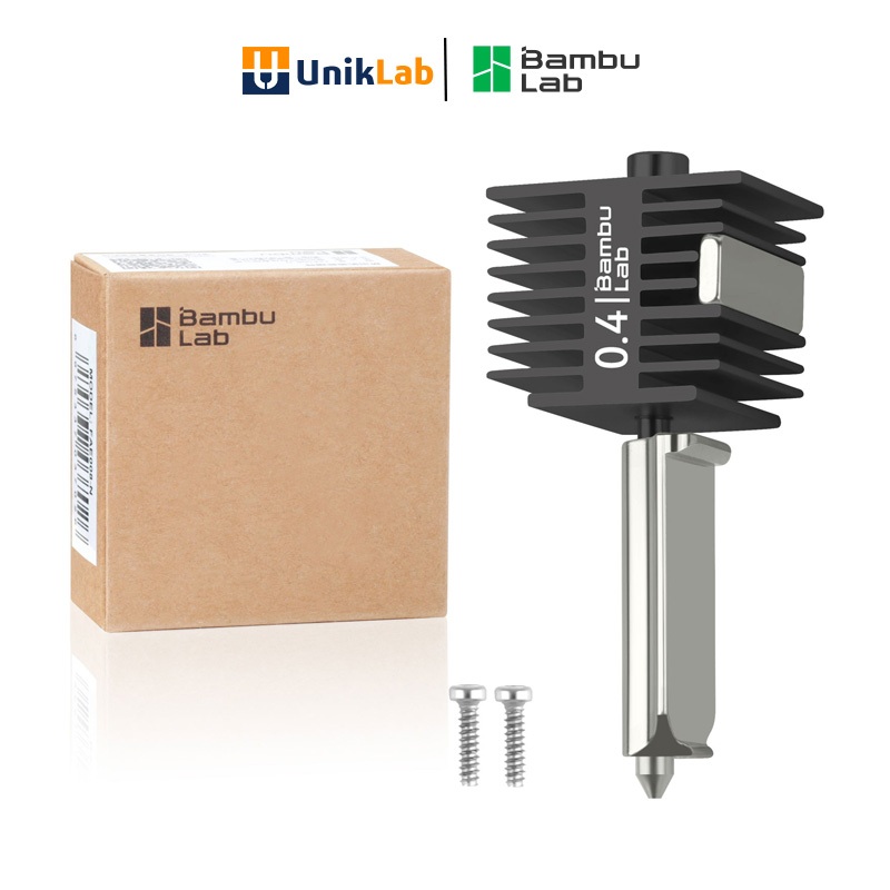Bambu Lab A1/A1mini Hotend เหล็กแข็ง Nozzle+โครงสร้างบล็อกทำความร้อนแบบรวม for Bambu Lab A1&A1 Mini 