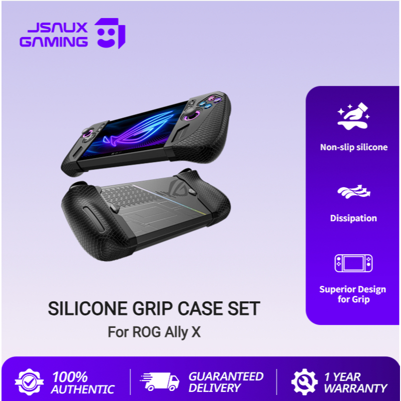 JSAUX ชุดเคสซิลิโคนสําหรับ ROG Ally X SILICONE CASE กันรอย เคสนิ่มทนทาน -PC0113