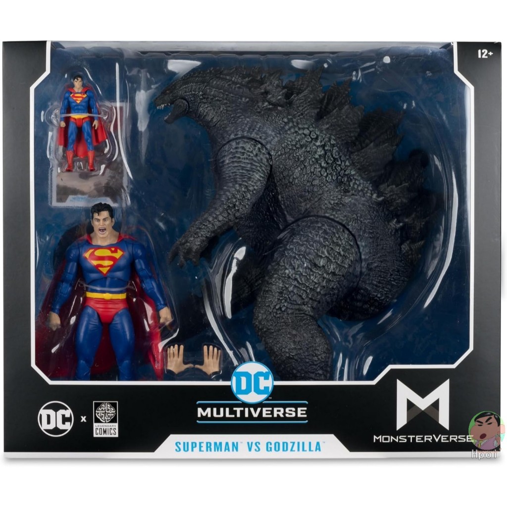McFarland Superman vs. Godzilla (Justice League vs. Godzilla vs. Kong) 2pk  Action Figure