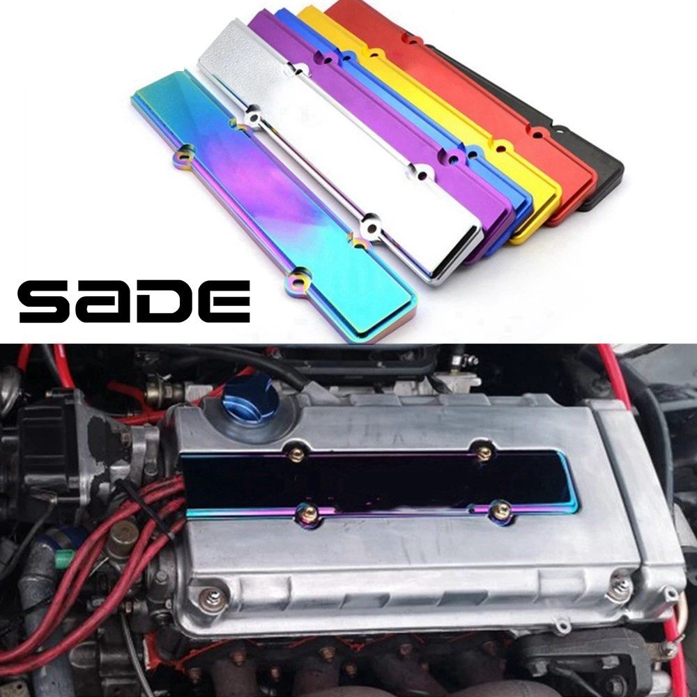 SADE ฝาครอบหัวเทียนเครื่องยนต์ อลูมิเนียม ติดตั้งง่าย สําหรับ Honda Civic ACURA DOHC VTEC B16 B18 1 ชิ้น