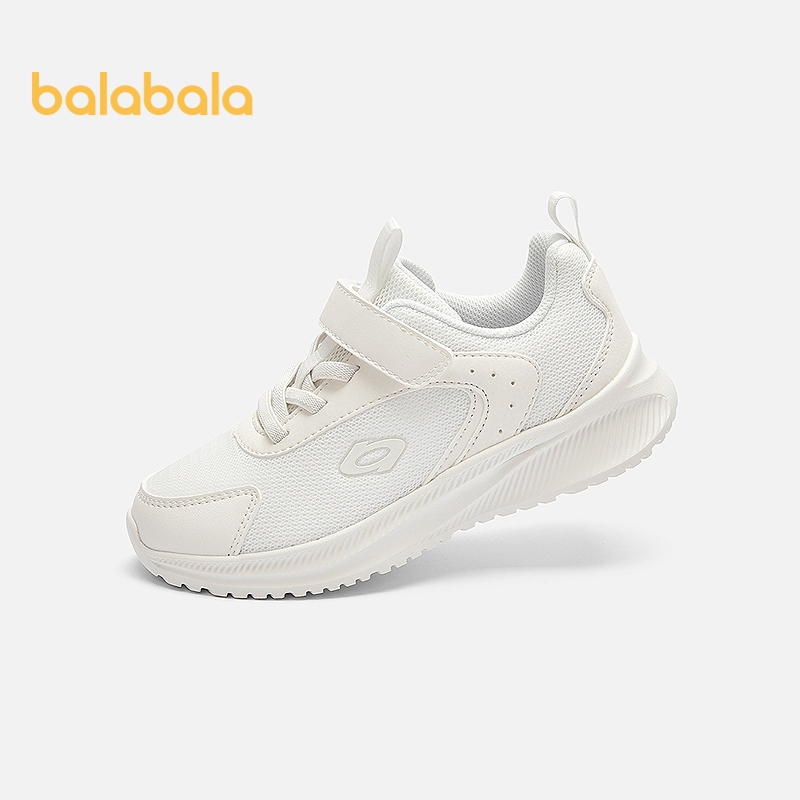 Balabala เด็กกีฬารองเท้าเด็กผู้หญิงรองเท้าน้ําหนักเบา Breathable Anti Slip 2025 ใหม่มาถึงฤดูใบไม้ผลิฤดูใบไม้ร่วงรองเท้าวิ่งแฟชั่นสบายๆกีฬารองเท้าผ้าใบสวมใส่