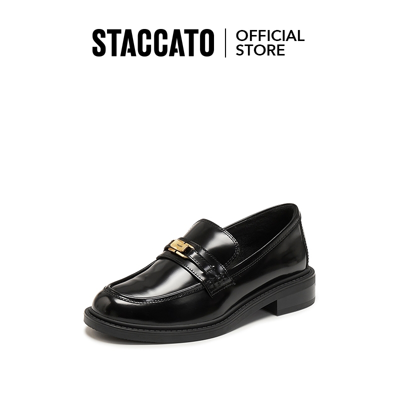 Staccato Jazz Loafers for Women รองเท้าคัทชู รองเท้าส้นตึก 9UL21