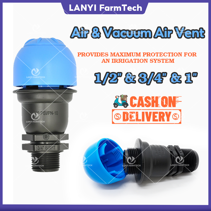 แอร์วาล์ว วาล์วไล่ลม 1/2 นิ้ว &3/4 นิ้ว &1 นิ้ว Air Valves สำหรับระบบชลประทาน