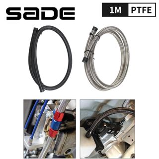 SADE 1M PTFE ท่อน้ํามัน AN4-AN12 สแตนเลส Universal End การใช…