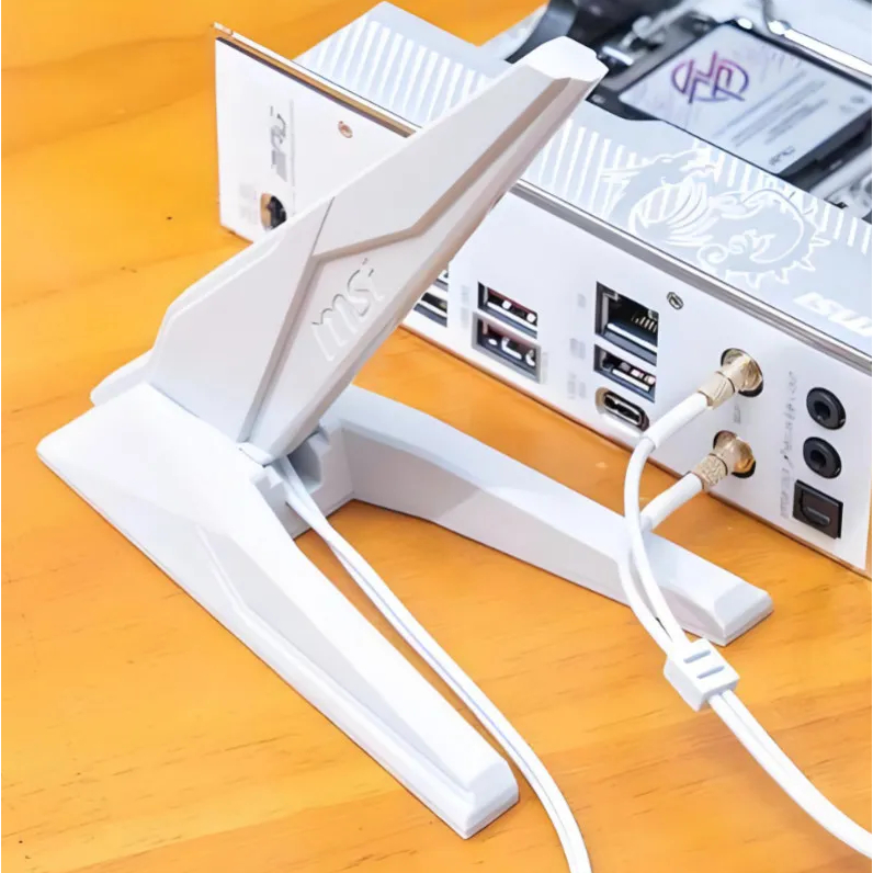 ใหม่ MSI เมนบอร์ดเดสก์ท็อป X870 B850 Z790 อินเทอร์เฟซ Fast-Plug Triple-Band WiFi 7 บลูทูธ MSI เสาอาก