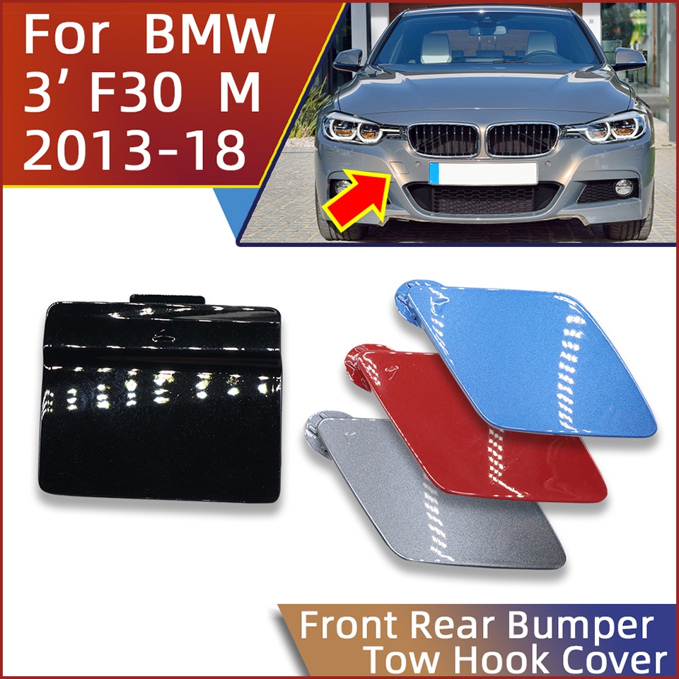 กันชนหน้าหลังลากจูงตาตะขอฝาปิดสําหรับ BMW 3 Series F30 F31 M-Sport 2013-2018 #51118067961