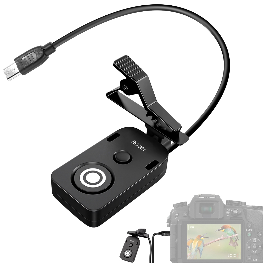 30/150 ซม.RC301-Micro B สายชัตเตอร์กล้องสําหรับ Panasonic DC-G100, DC-G110, DC-GH5/5S, DC-G9, DC-G90