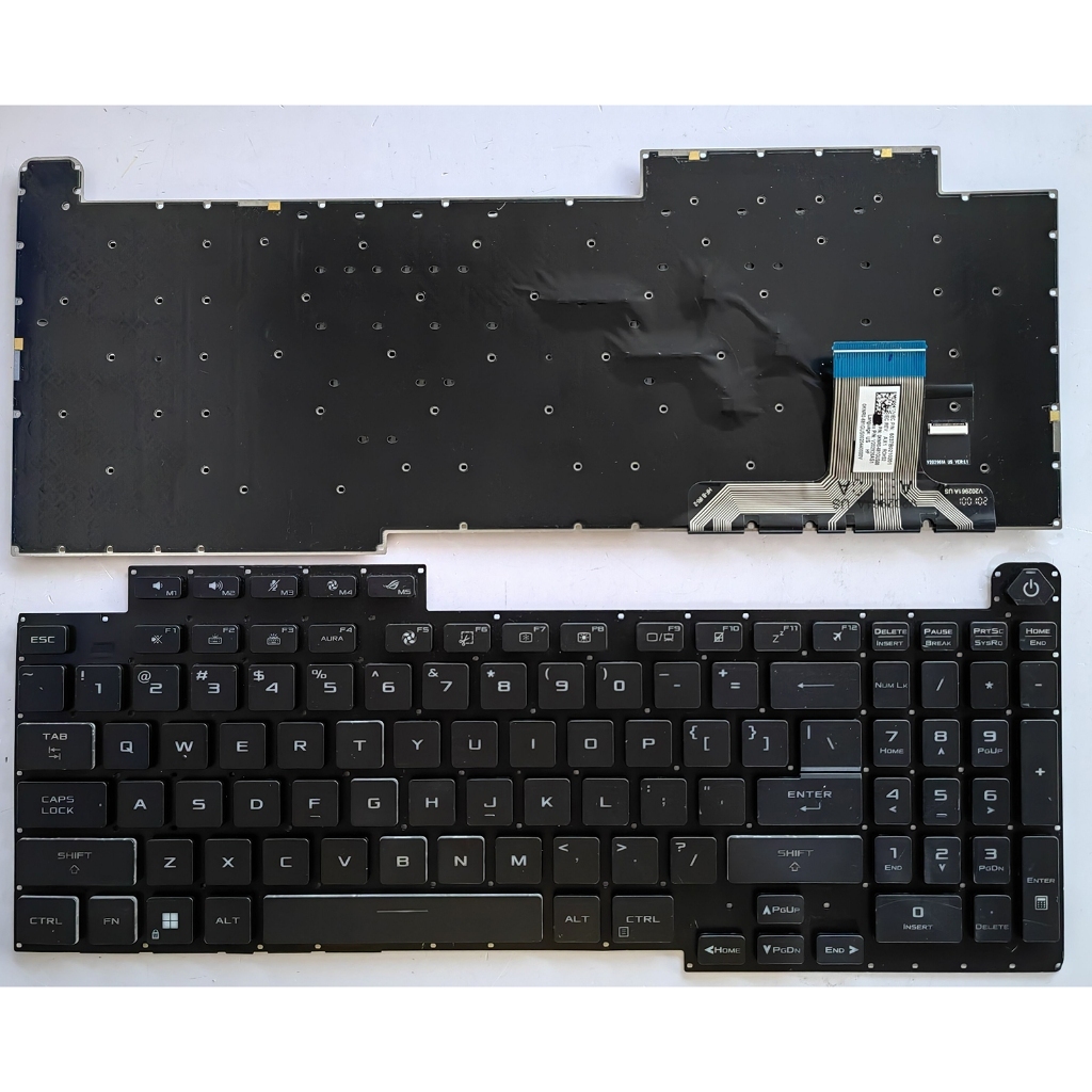 รูปแบบสหรัฐสําหรับ Asus ROG Strix G17 G713 G713R/P/PI G713I G713Q/QR/QM/QE/QY แป้นพิมพ์แล็ปท็อป