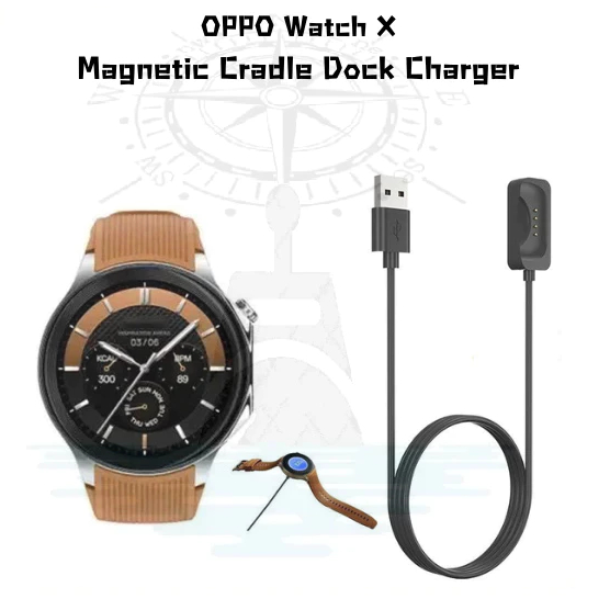{Prof Tigro}OPPO SmartWatch อุปกรณ์เสริมสําหรับ OPPO Watch SE 2/3 USB สายชาร์จแม่เหล็กฐาน Dock Charger