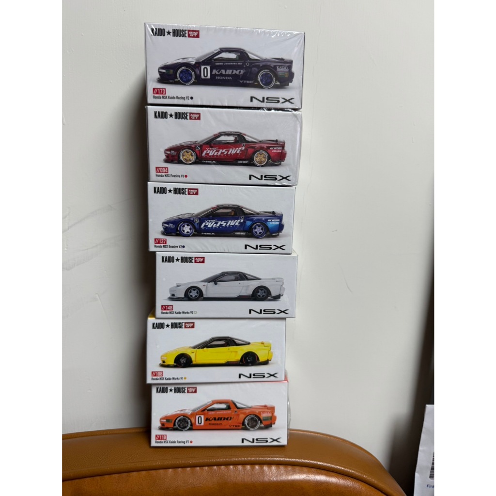 (แกะซีล) Mini GT (KHMG094/ KHMG108/ KHMG119/ KHMG137/ KHMG148/ KHMG173) 1/64 Honda NSX Kaido Racing 
