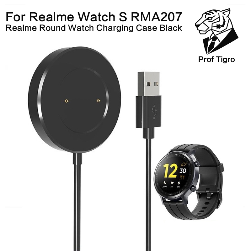 {Prof Tigro}แท่นชาร์จแม่เหล็ก USB สําหรับนาฬิกา Realme S/RMA 207 อุปกรณ์เสริมนาฬิกาอัจฉริยะ