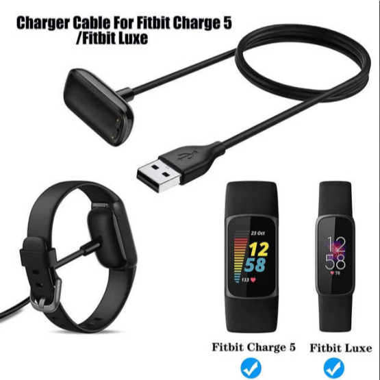 {Prof Tigro}สายชาร์จเร็วสําหรับ Fitbit smartwatch Versa1/lite /Versa 2 สายชาร์จสําหรับ Fitbit Luxe Adapter แท่นชาร์จ Cradle
