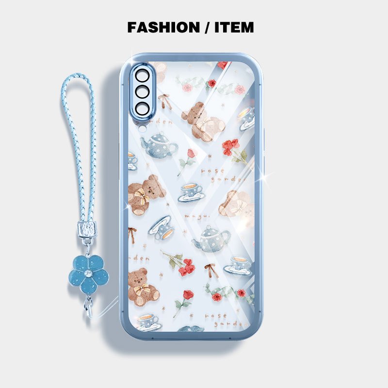 SAMSUNG YBDเคสโทรศัพท์สําหรับSamsung Galaxy A50 A50S A30S A307 A03S A02S M02S A025 A307 การ์ตูนถ้วยแ