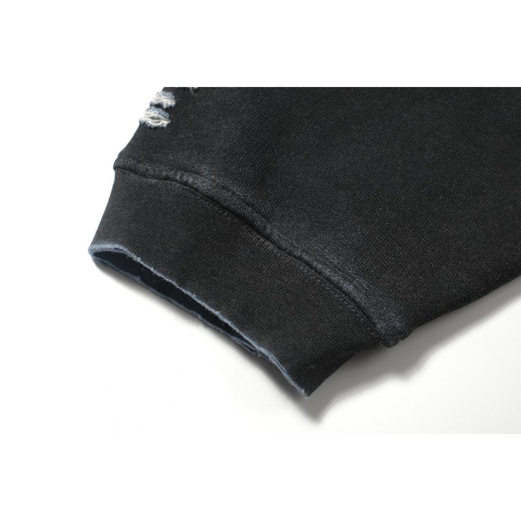 เสื้อกันหนาวสไตล์คลาสสิก ฤดูหนาว พร้อมตราสัญลักษณ์และตัวอักษรพิมพ์ลายแบบบุบบนเนื้อผ้าฝ้ายบริสุทธิ์ - รูปที่ 7