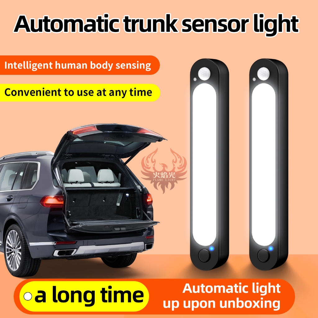 ไฟท้ายรถแม่เหล็ก 24 LED เซ็นเซอร์ตรวจจับมนุษย์ เปิด-ปิดอัตโนมัติ ชาร์จ Type-C 150mAh ใช้งานได้8ชั่วโมง สามารถใช้เป็นไฟอ่านหนังสือได้