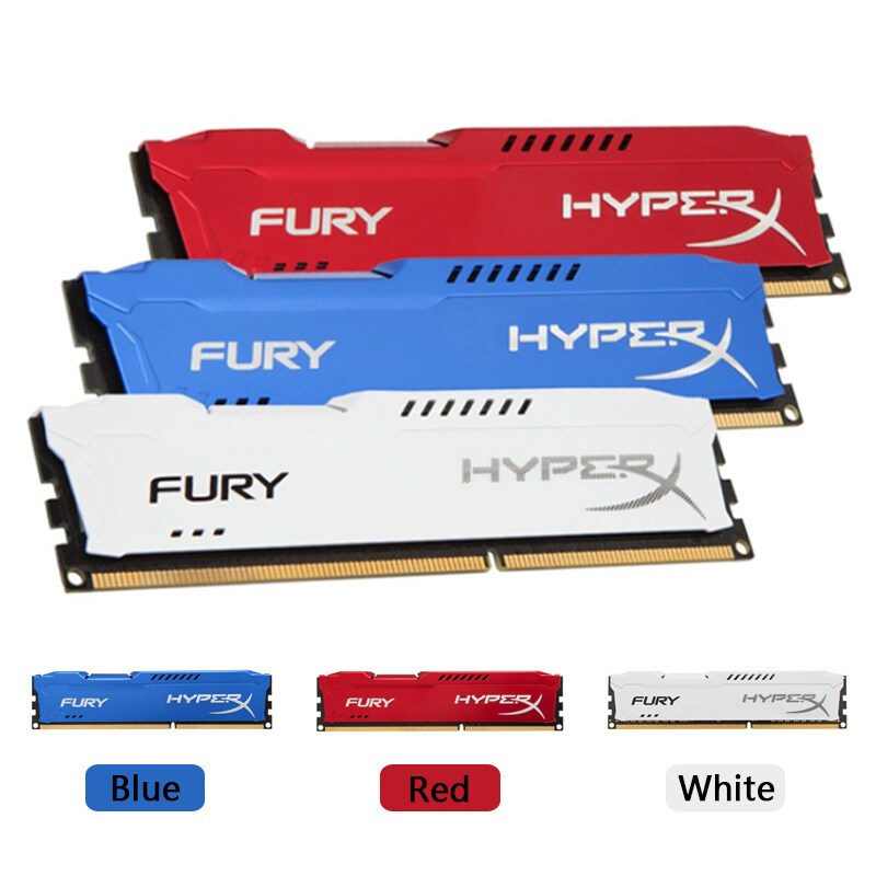 Kingston HyperX RAM DDR3 4GB 8GB 1600MHz 1866MHz หน่วยความจําเดสก์ท็อปสําหรับเล่นเกม 240Pin DIMM 1.5V Memoria DDR3 RAM เข้ากันได้กับ In และ AMD