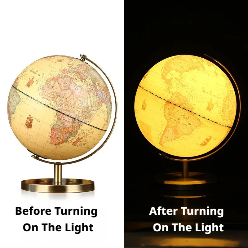 [Legend6]   20/23/30 ซม.G Globe ภาษาอังกฤษหมุน 360 องศาแผนที่โลกโรงเรียนภูมิศาสตร์การศึกษาตกแต่งบ้าน Globo Terrestre เด็กเรียนรู้การสอน - รูปที่ 2