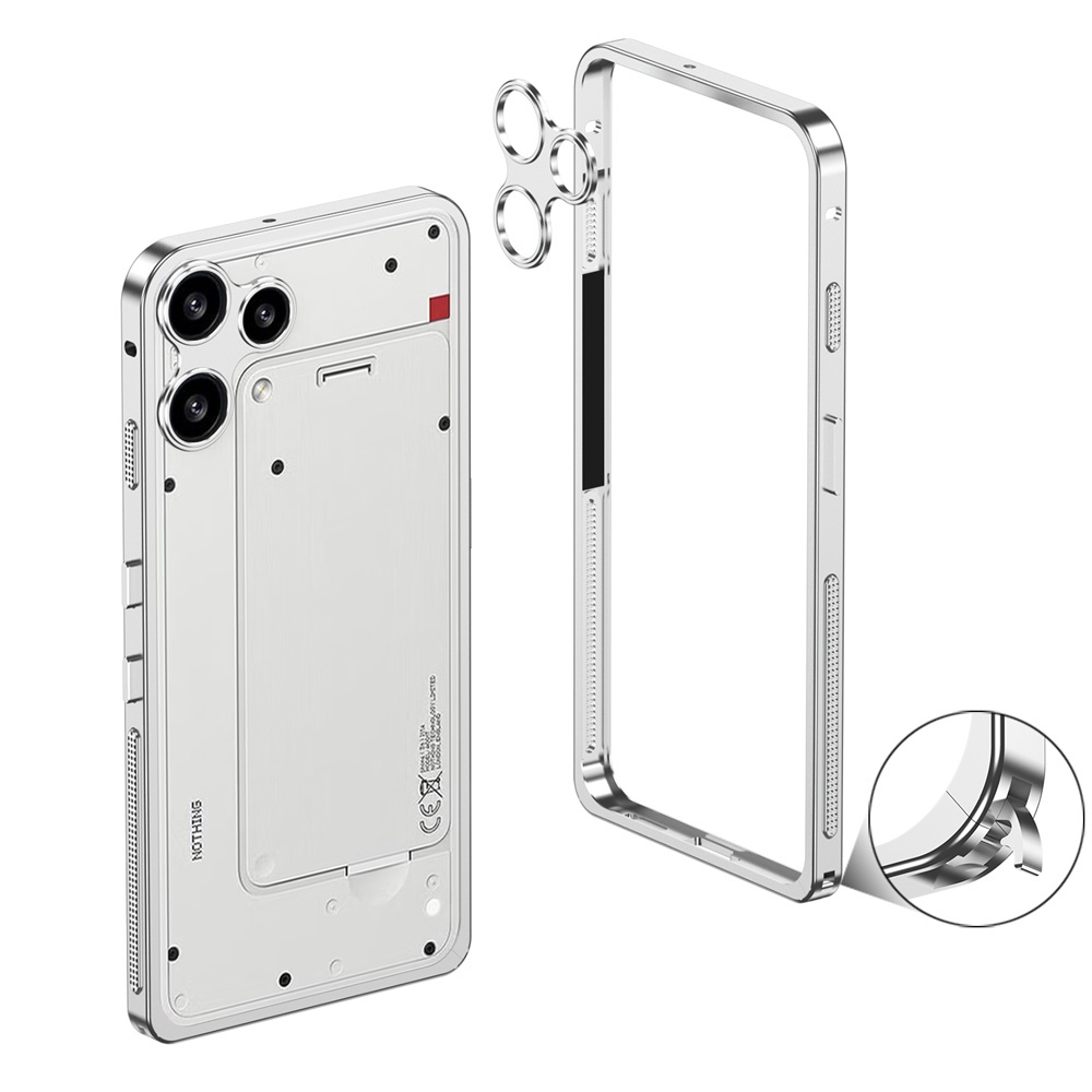 Dyong DY03 Series Heat Dissipation Metal Frame Cover For Nothing Phone 3A Lite Shockproof Camera Protective Aluminium Bumper Case
