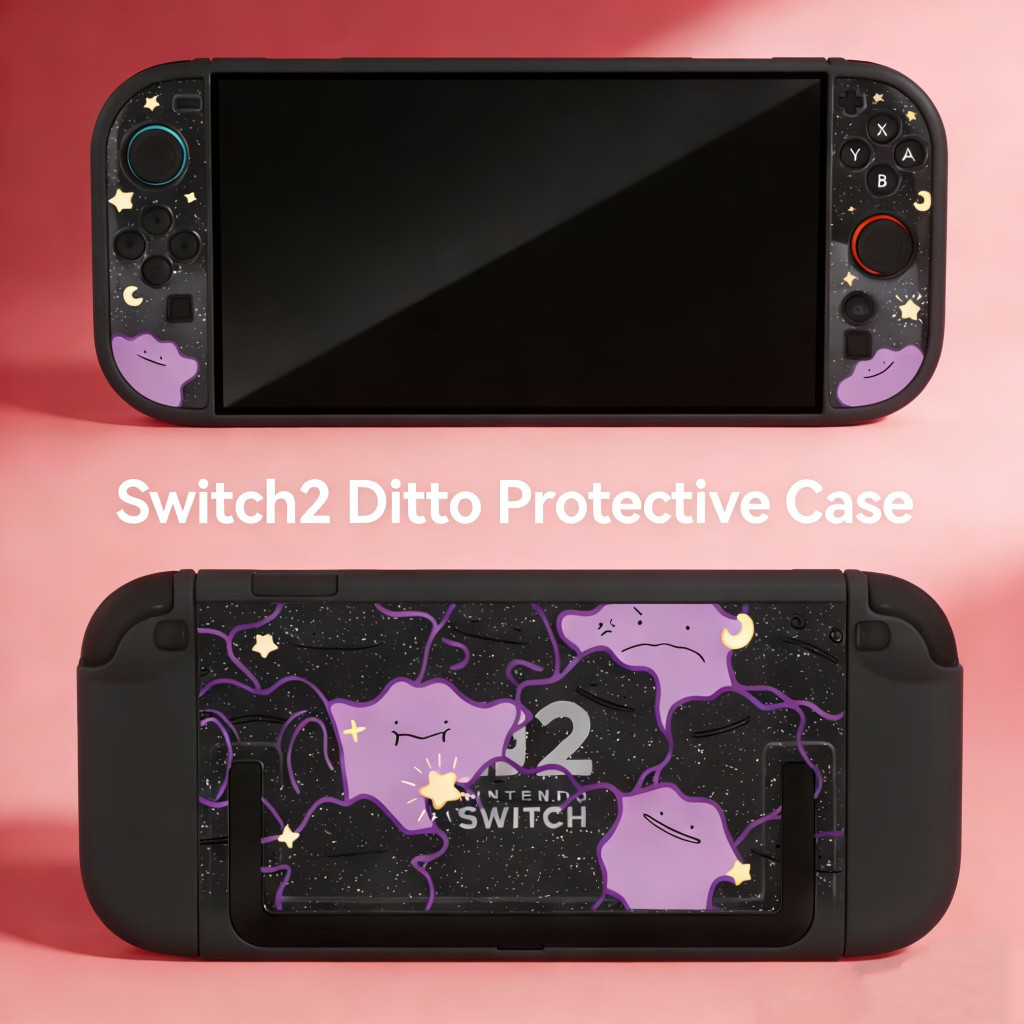 เคสป้องกัน Nintendo Switch 2 2025, Pokemon Ditto Dockable พร้อม Dock Case และกระเป๋าถือ