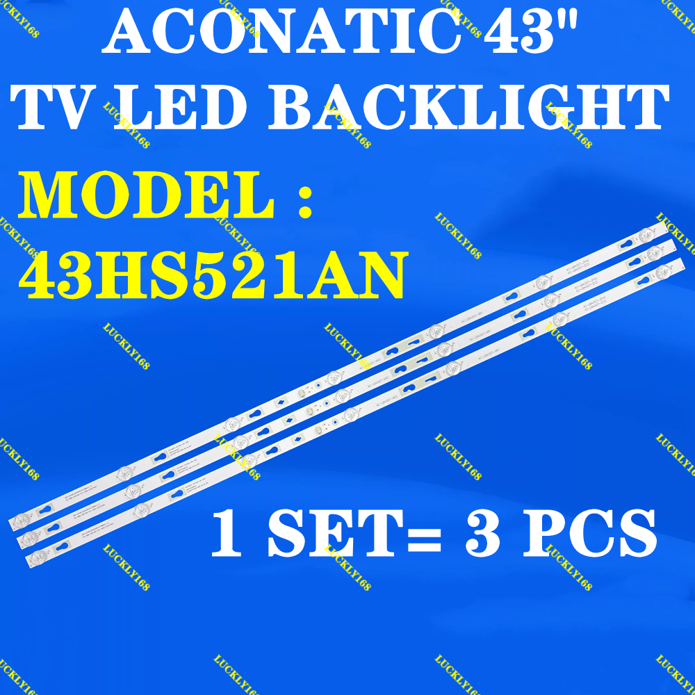 43HS521AN ACONATIC 43" TV LED BACKLIGHT (LAMP TV) ACONATIC 43 INCH LED TV 43HS521AN 43HS521HS
